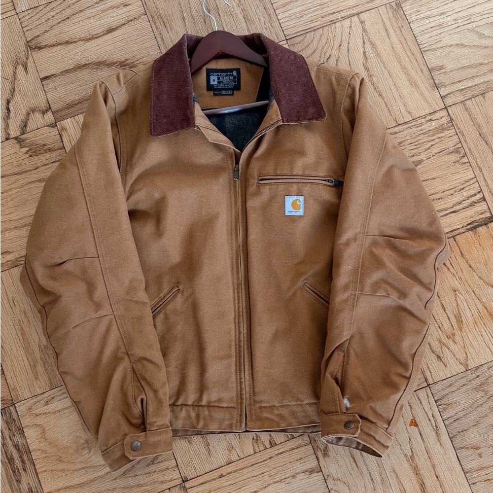 Carhartt Tan Detroit Jacket Made in USA